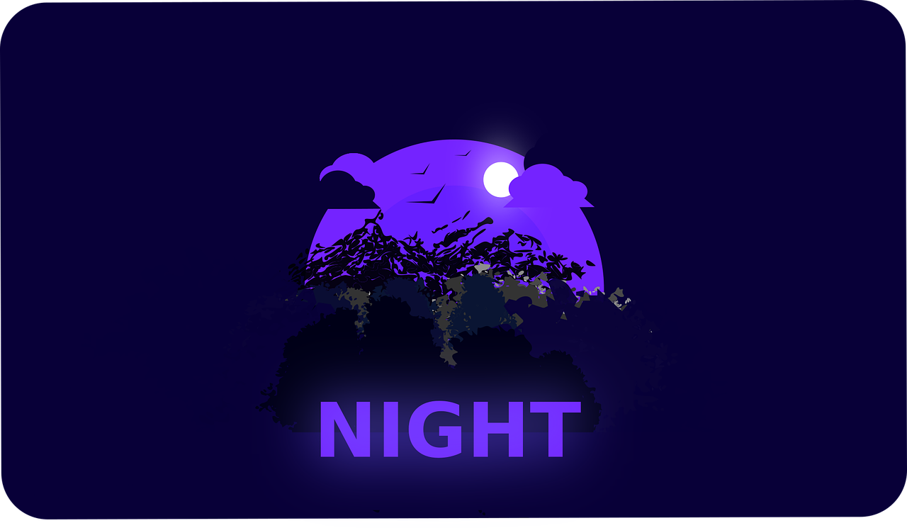 夜晚 标识 景观 - 免费矢量图形Pixabay - Pixabay