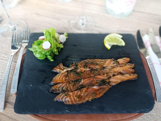 Free Salmon Meal photo and picture