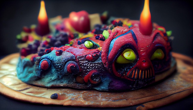 Free cake halloween cake halloween illustration