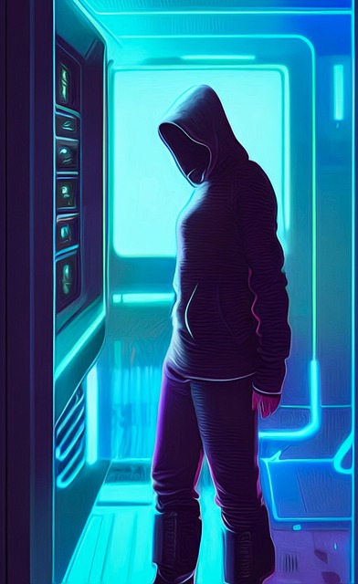 Persoon, Capuchon, Hoodie, Cyberpunk