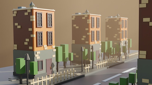 Free toys 3d street illustration