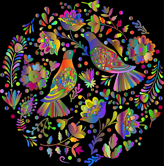 6+ Free Mexican Folk Art &amp; Flowers Illustrations - Pixabay