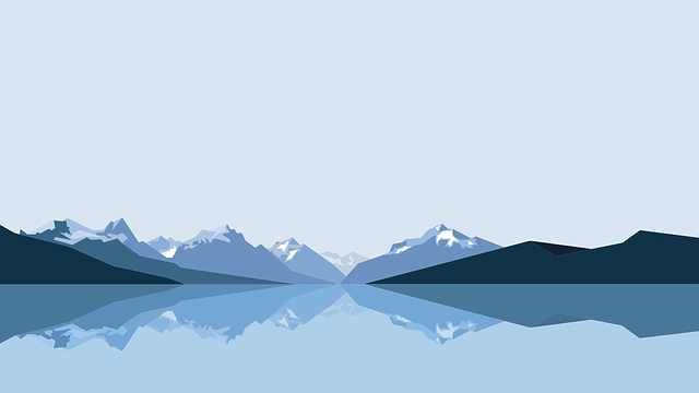 Free winter top peak illustration