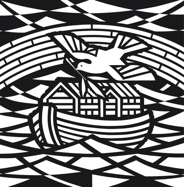 Free ark noah flood vector