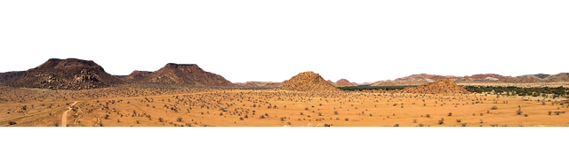 Free desert land hills illustration