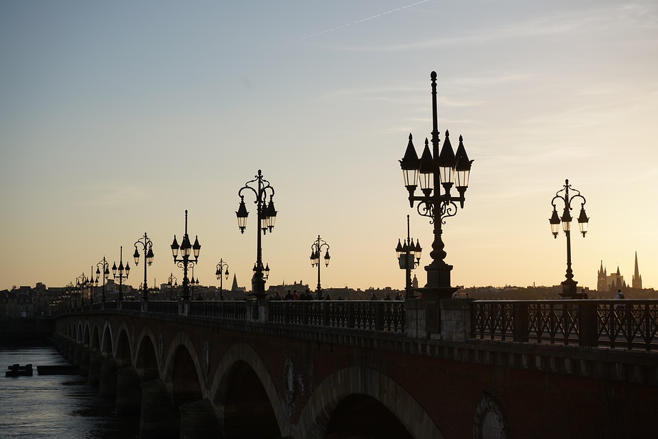 Bordeaux Pont De Pierre Le Coucher Photo gratuite sur Pixabay — free download