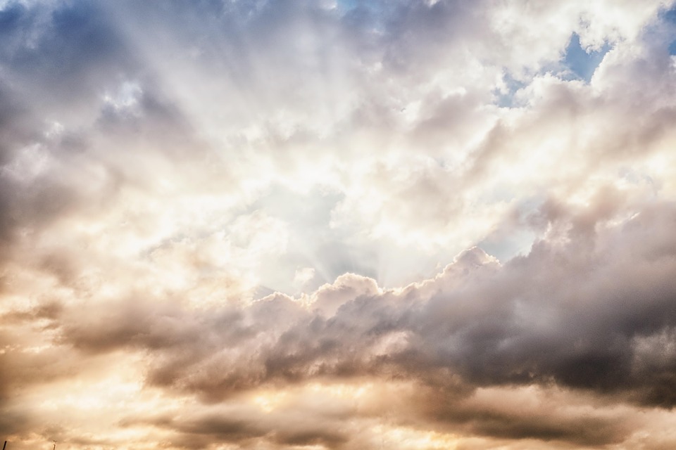 Clouds Heaven Sunbeams - Free photo on Pixabay