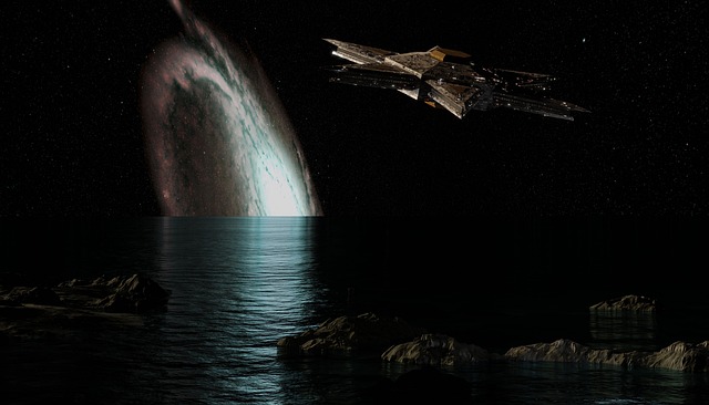 Raumschiff, Alien, Futuristsisch