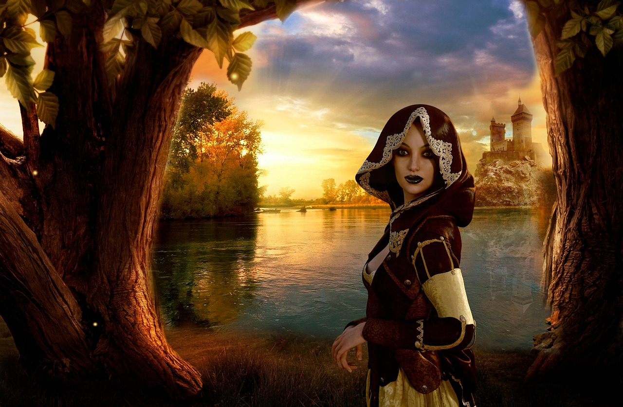 Woman Lake Sunset Free photo on Pixabay