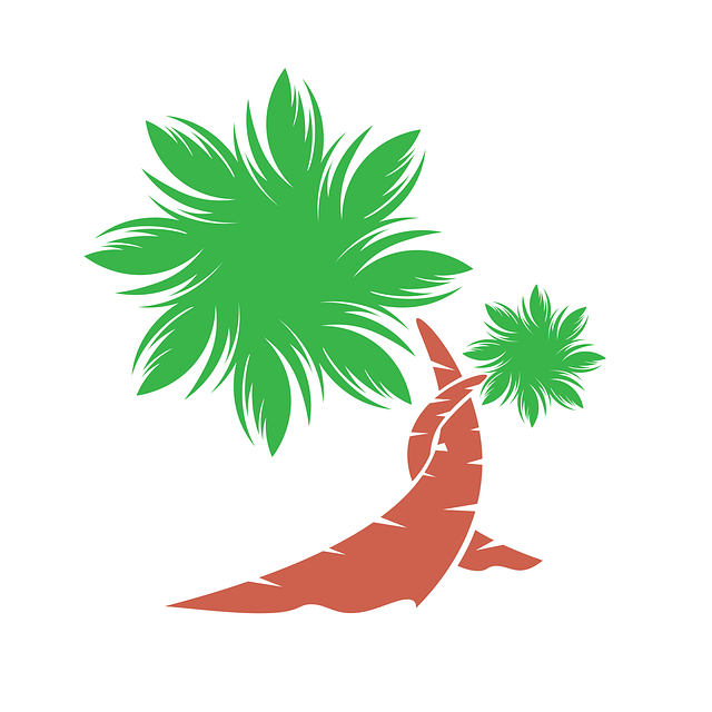 Free palm trees tropical trees trees vector
