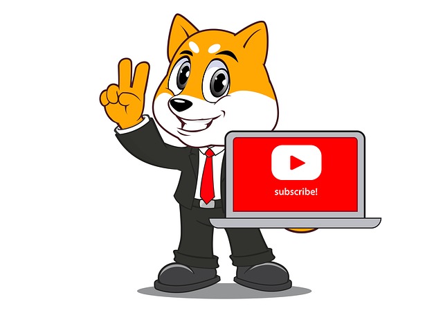 Free youtube video subscribe illustration