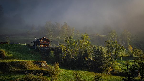 Free Alps Hut photo and picture