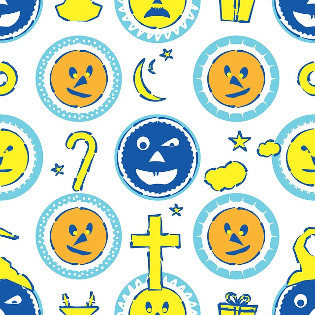 Free halloween theme halloween pattern pattern illustration