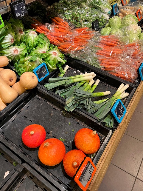 Grøntsager, Porre, Græskar, Købmand