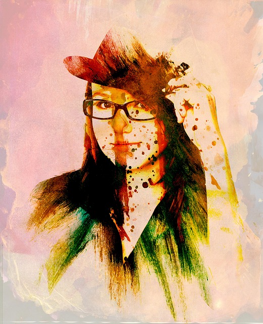 Free Woman Watercolor illustration and picture