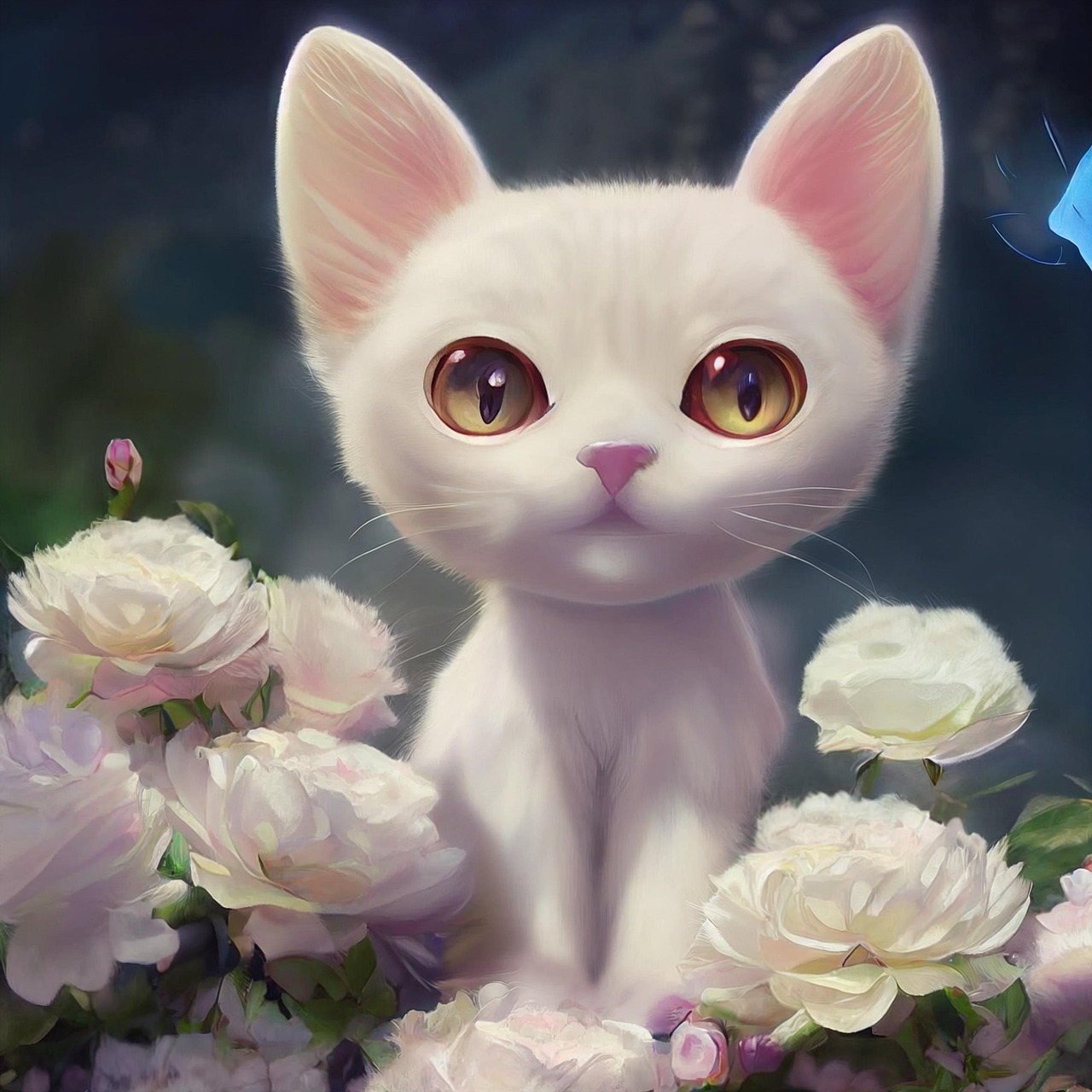 30,000+ Free Cat With Roses & Cat Images - Pixabay