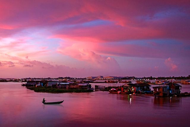 Free River Sunset photo and picture