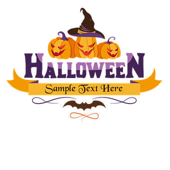 Free Halloween Text illustration and picture
