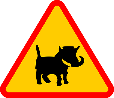 Assinar, Aviso, Cuidado, Javali, Porco