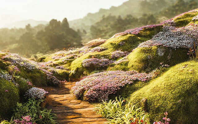 Download free HD stock image of Ai Generated Fantasy Free ai generated fantasy flowers illustration