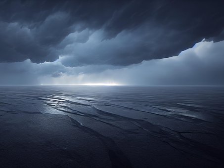 Grauen Himmel, Sturm, Dunkel, Wolken