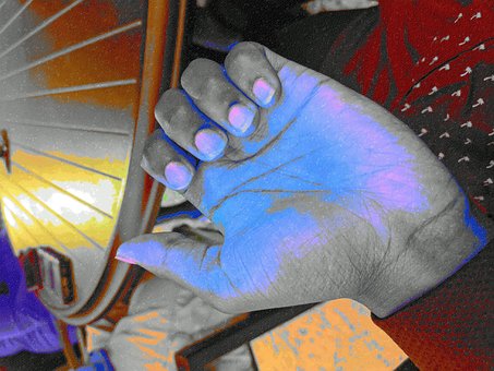Free Hand Duotone photo and picture