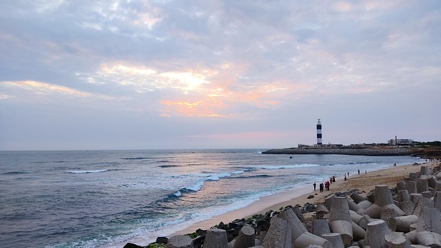 Strand, Sonnenuntergang, Ozean
