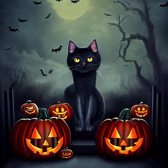 Free Ai Generated Halloween illustration and picture