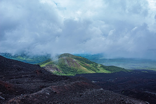 Bergen, Vulkaan, Nicaragua, Zwavel