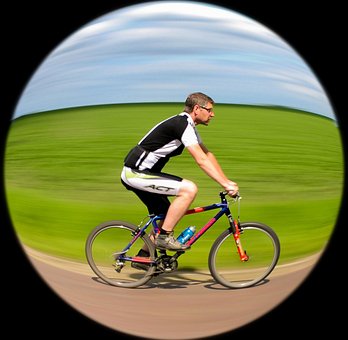 Free Fisheye Bicycle photo and picture