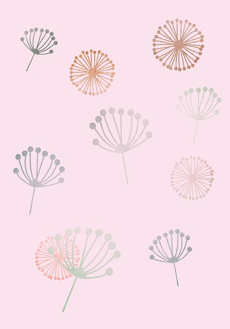 Free bohemian forms background illustration