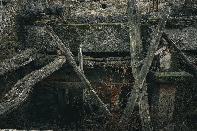 Gammel Mølle, Mølle, Træ, Sten, Flod