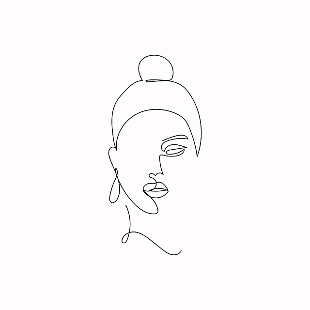 Free woman lady face illustration