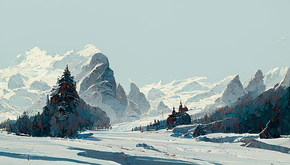 Free Painting River illustration and picture