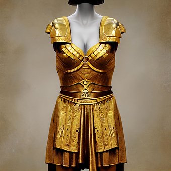 Kjole, Guld Kjole, Rom, Artefakt, Museum