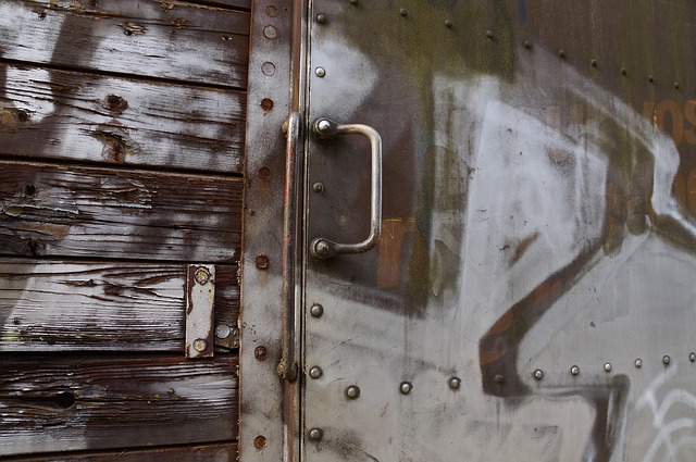 Free Door Handle Railroad Car photo and picture