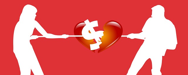 Free divorce money finance illustration