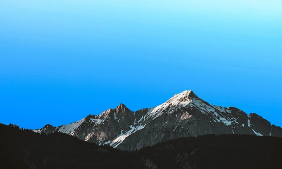 Sonnenuntergang, Blauer Himmel