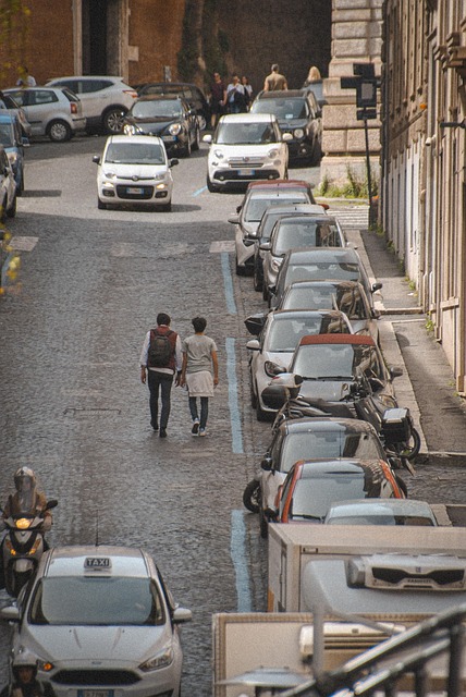 Roma, Italia, Carros, Urbano, Calle