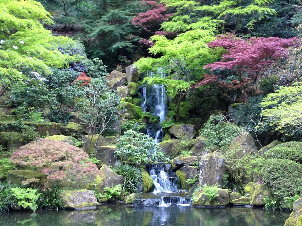 瀑布 日本花园 自然 - Pixabay上的免费照片 - Pixabay