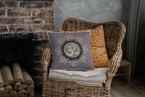 Free Pillow Om photo and picture