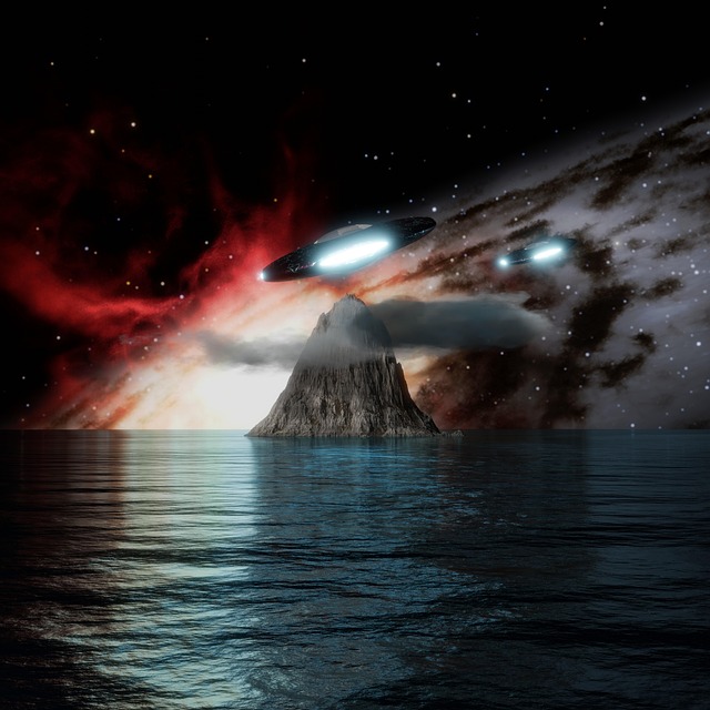 Download free HD stock image of Ufo Nature Free ufo nature spaceship illustration