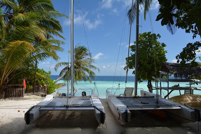 Malediven, Strand, Meer, Wasser