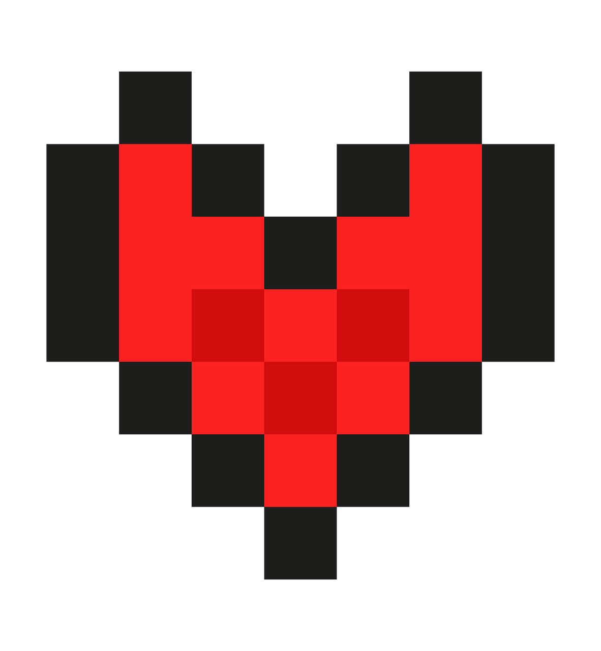  Ein Herz Liebe Pixel - Kostenloses Bild auf Pixabay - Pixabay Illustration 