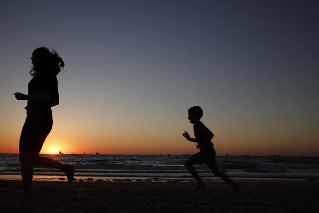 Free Mother And Child Sports photo and picture