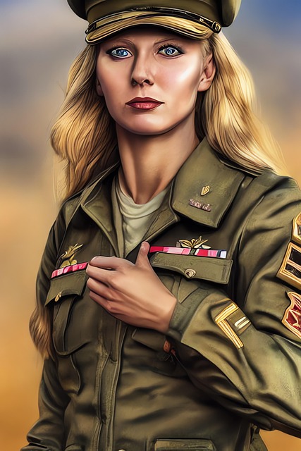 Free generated colonel soldier illustration
