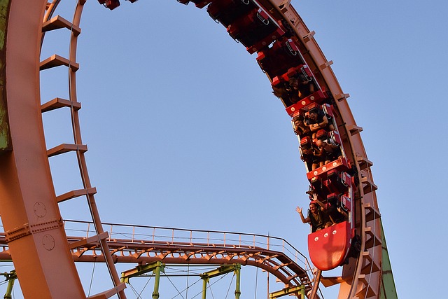 Free Looping Roller Coaster photo and picture