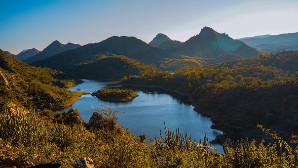 Paisaje, Naturaleza, Montaña, Agua