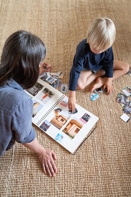 Scrapbooking, Album, Familie, Fotoalbum