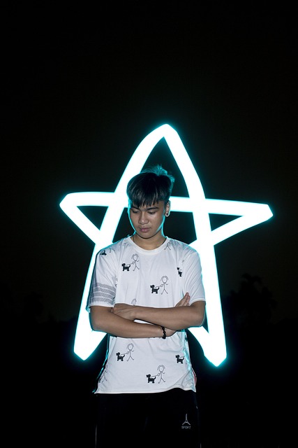 Free Light Painting The Light photo and picture